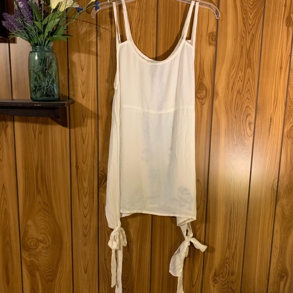 Sacred Threads Tank Top Blue Embroidery - Picture 3 of 4